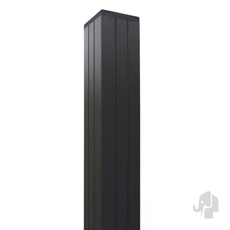 Aluminium Pfosten für den Bambuszaun Acapulco in der Länge von 180cm Alternativ 270cm